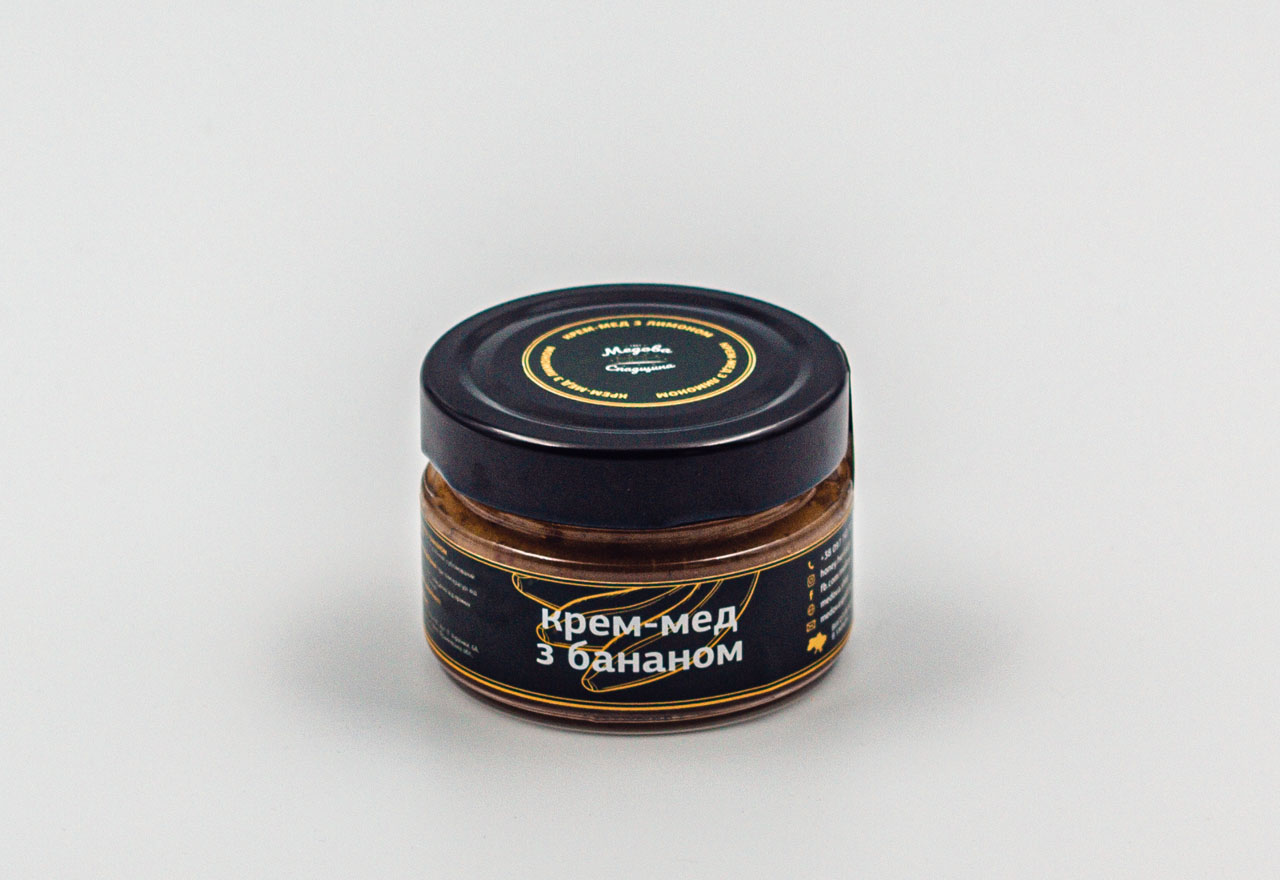 160г Крем-мед з бананом
