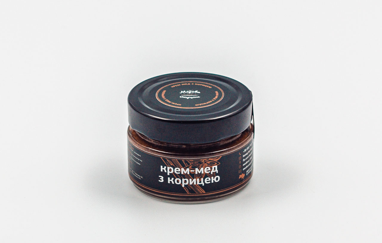 160г Крем-мед з корицею