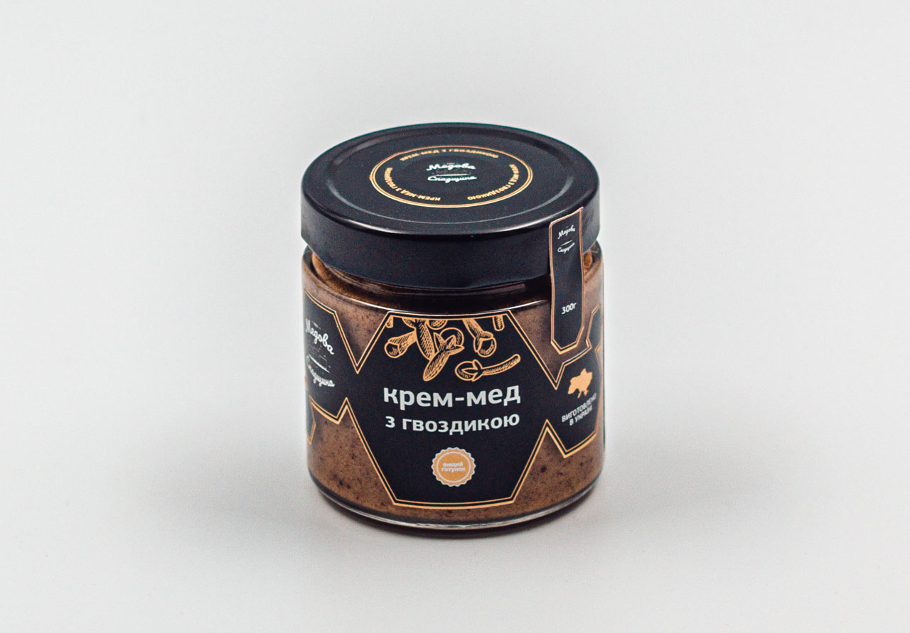 300г Крем-мед з гвоздикою