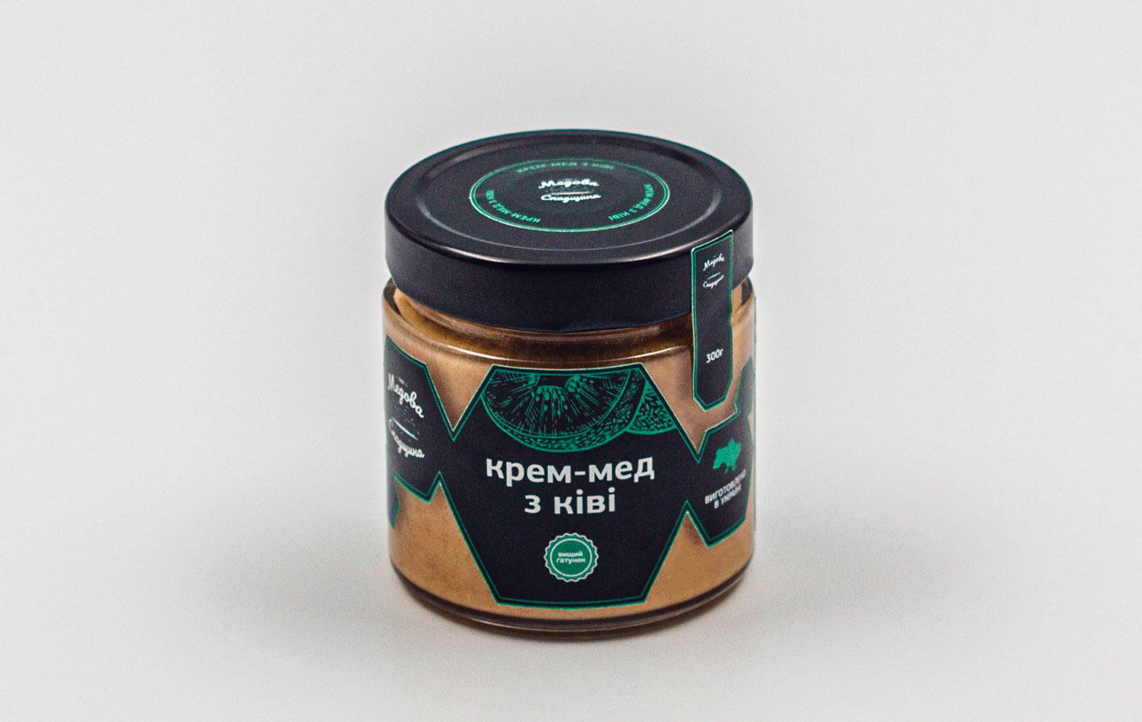 300г Крем-мед з ківі