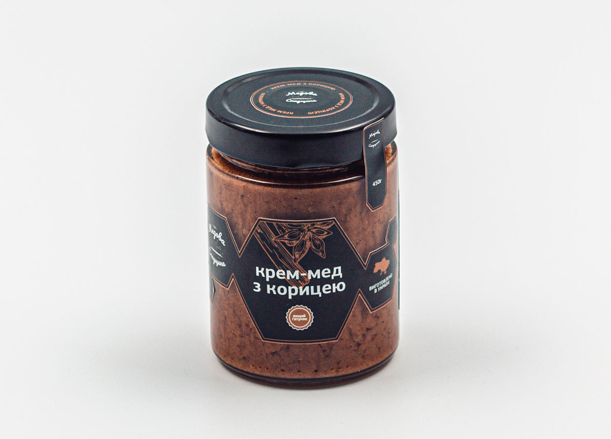 450грам Крем-мед з корицею