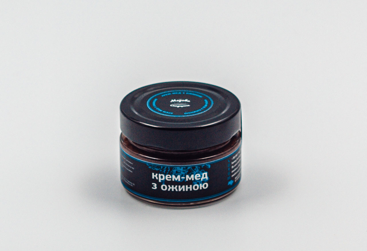 160г Крем-мед з ожиною