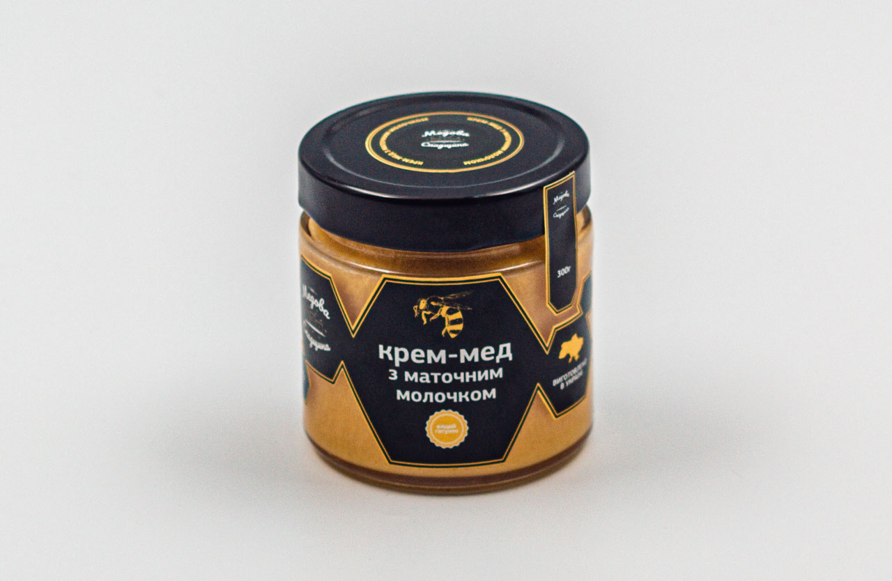 300г Крем-мед з маточним молочком